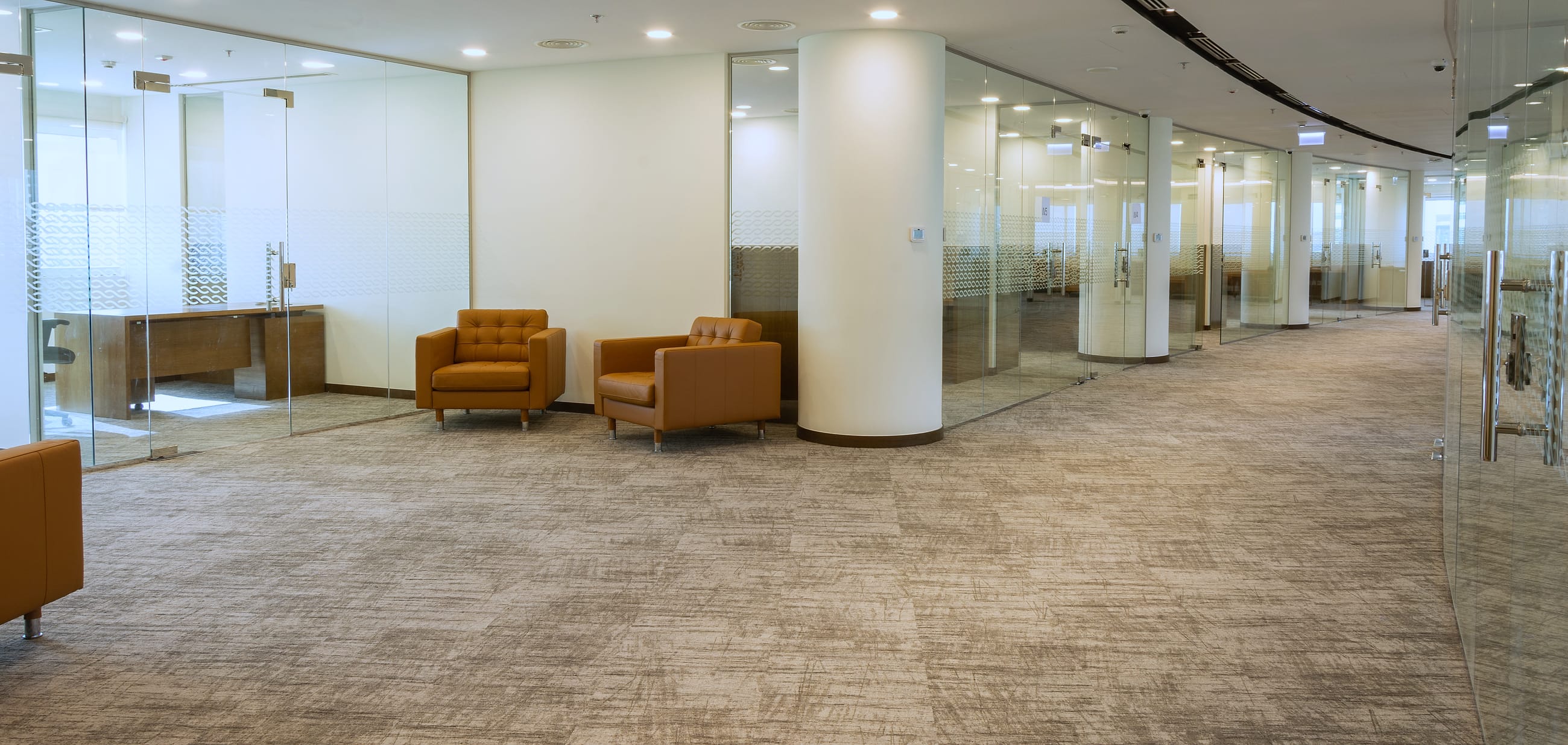 Completed office interior